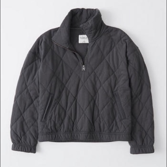 Abercrombie Halfzip Quilted Fleece 